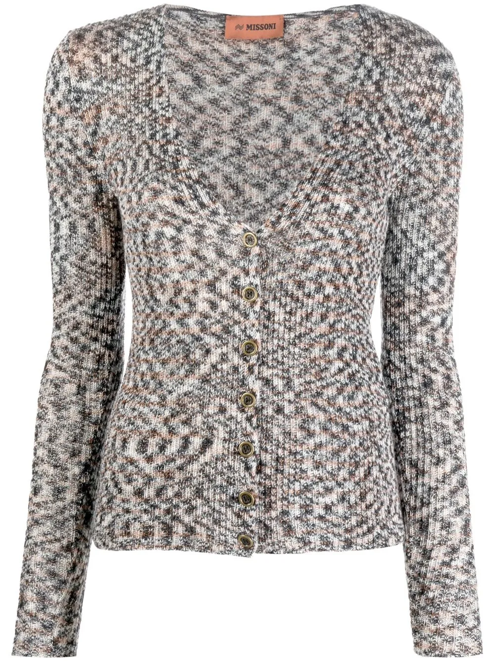 

Missoni ribbed marl-knit cardigan - Grey