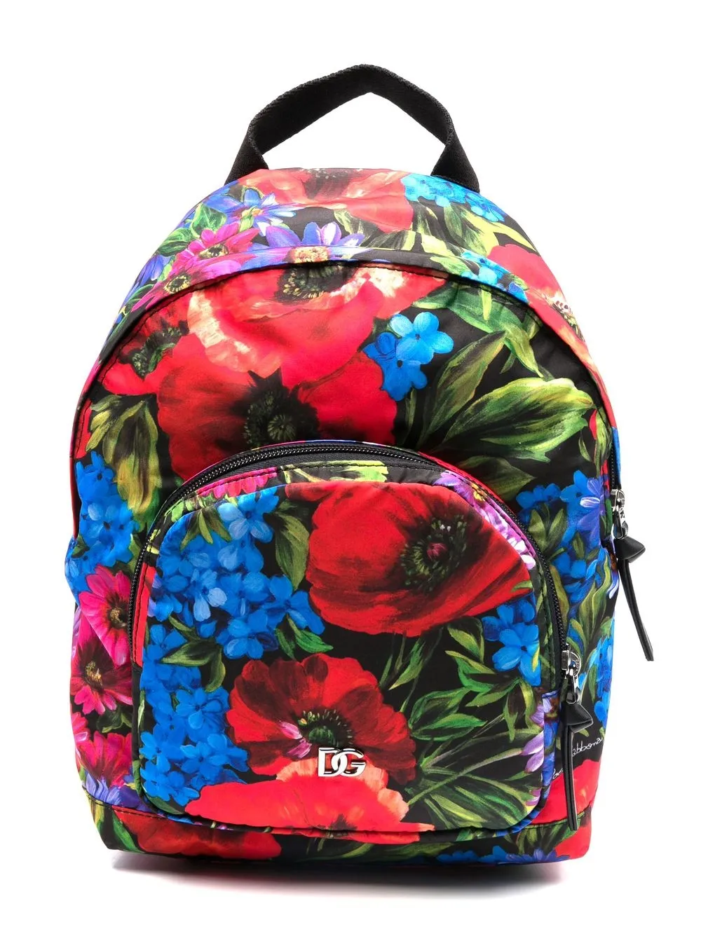 

Dolce & Gabbana Kids mochila con estampado floral - Rojo