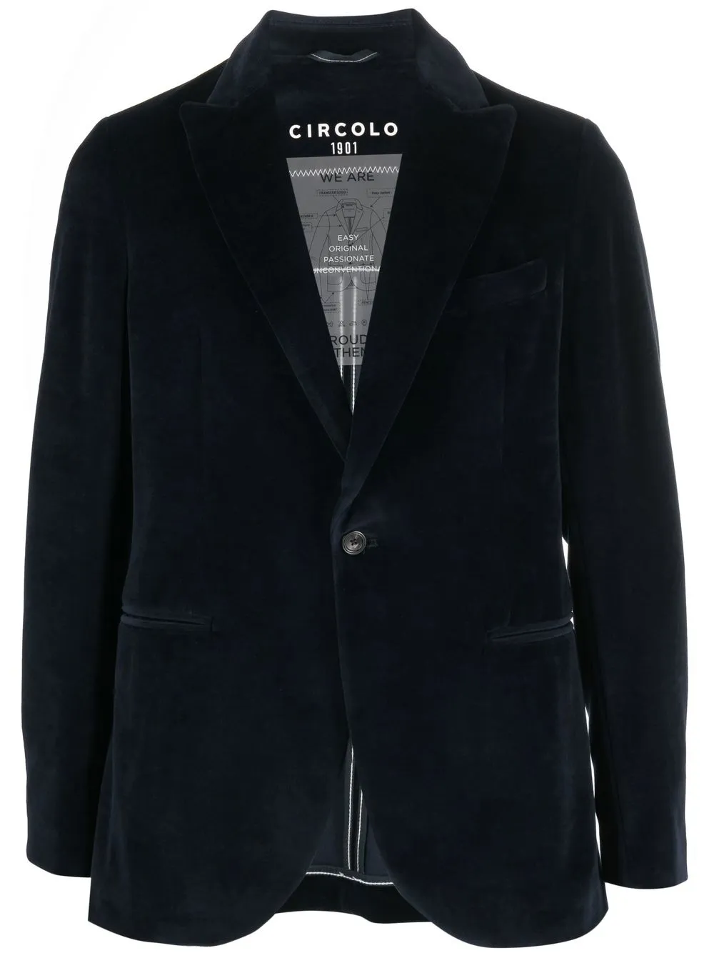 

Circolo 1901 single-breasted blazer - Blue