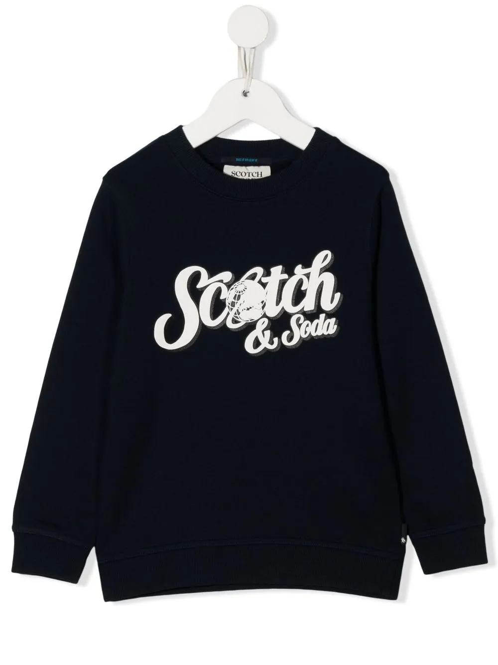 

Scotch & Soda graphic-print organic-cotton sweatshirt - Blue