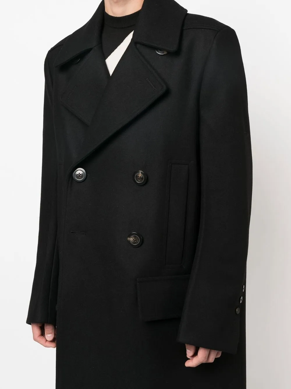 Large lapel coat online