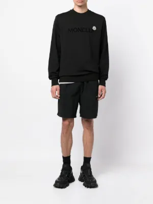 mens black moncler jumper