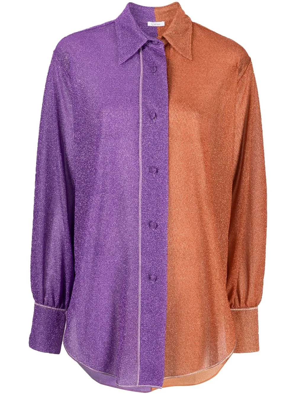 

Oséree camisa Lumière con diseño color block - Morado