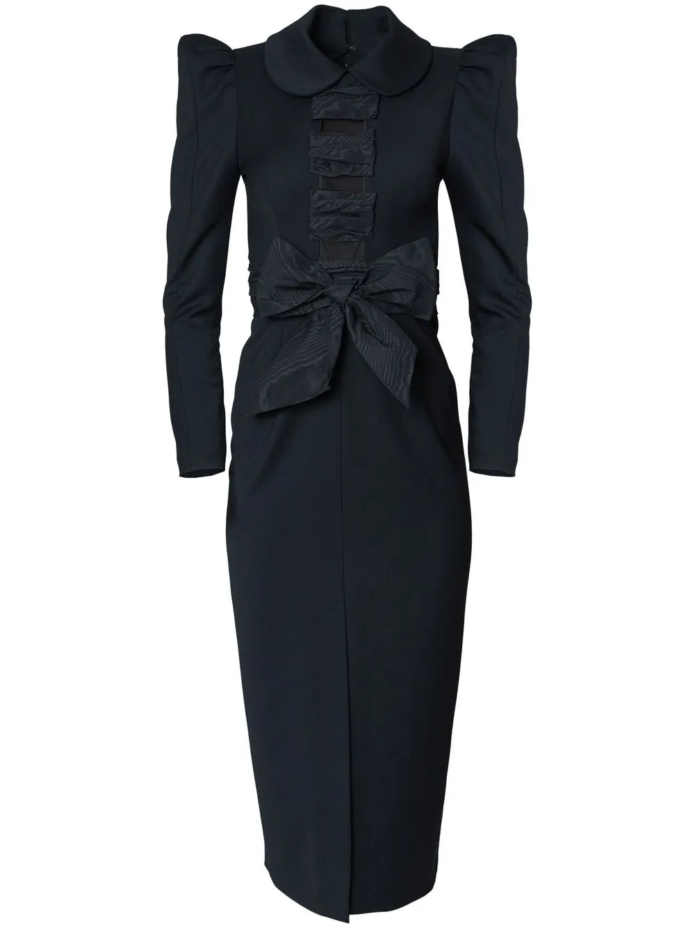

Carolina Herrera bow-embellished midi dress - Black