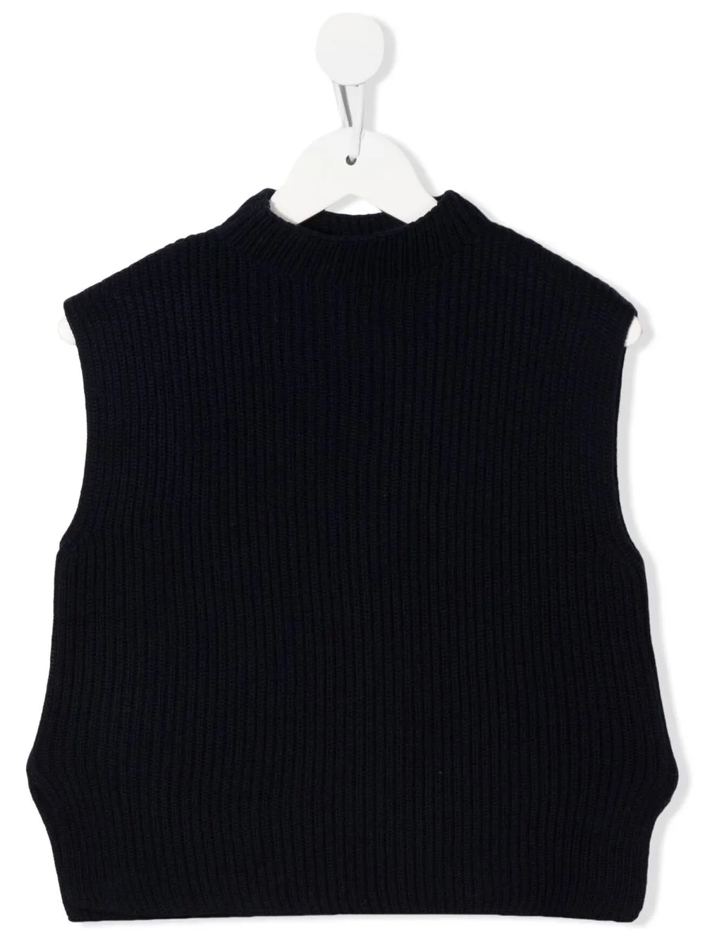 

Aspesi Kids ribbed-knit wool vest - Blue