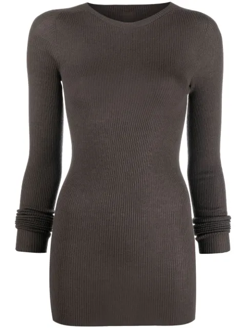 Rick Owens long-sleeve jumper dress