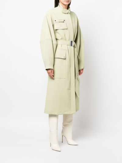 wide sleeve trench coat