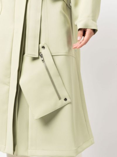 wide sleeve trench coat