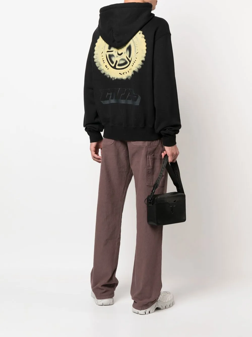 Heron Preston Hoodie met logoprint - Zwart