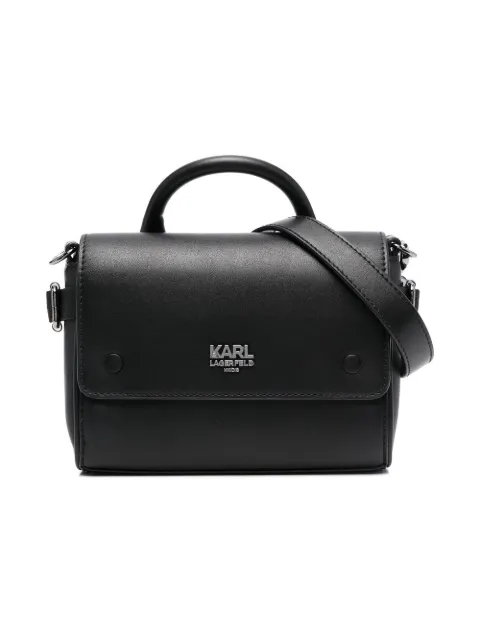 Karl Lagerfeld Kids Schultertasche mit Logo-Schild