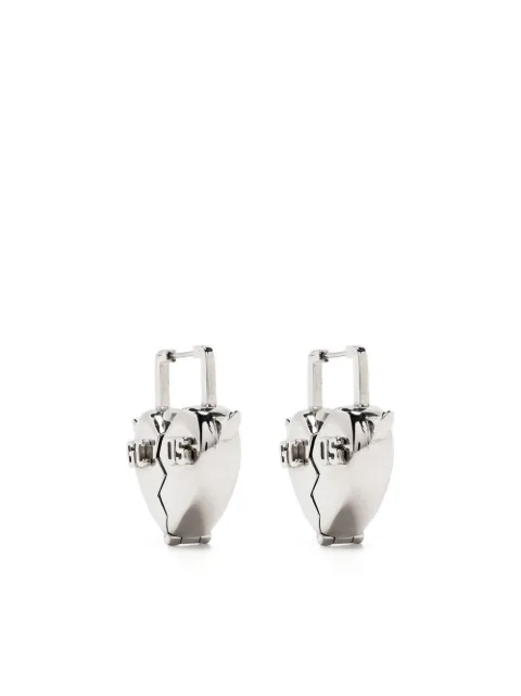 GCDS aretes con dije de corazón