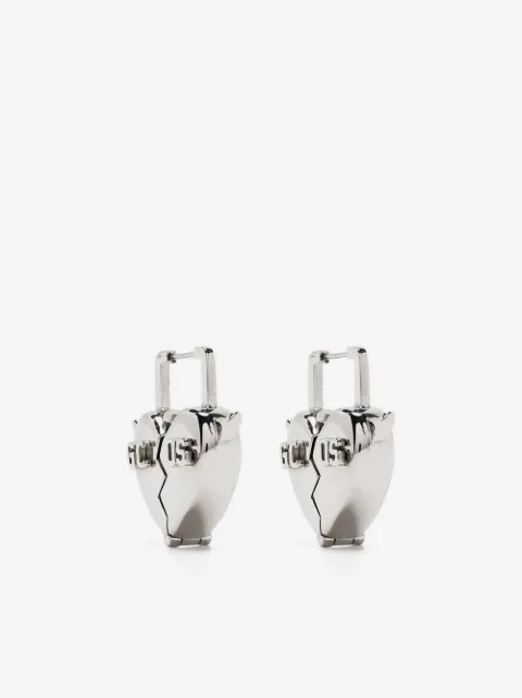 GCDS pendientes con colgante de corazón