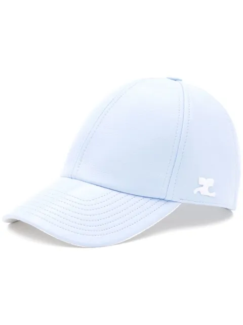 Courrèges gorra con parche del logo