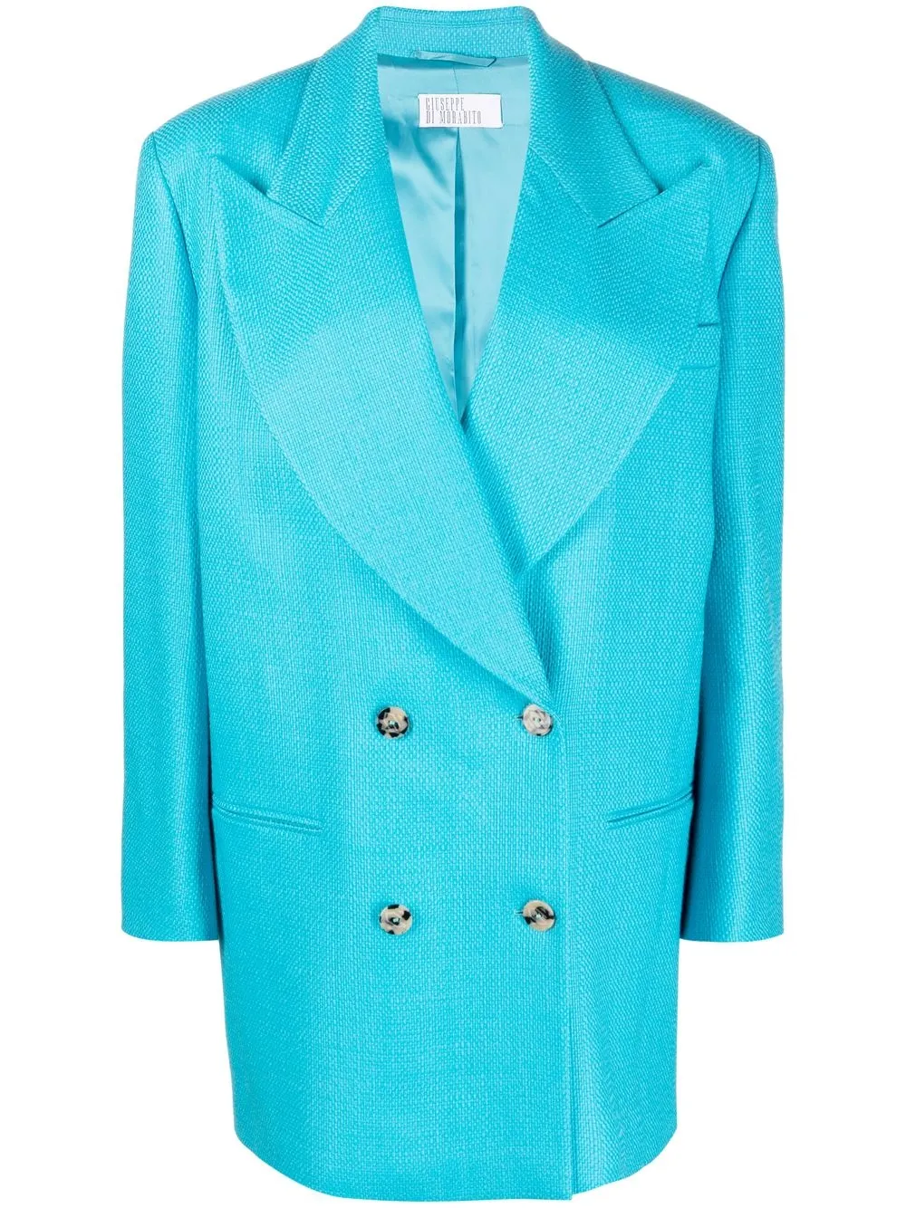 

Giuseppe Di Morabito double-breasted wool jacket - Blue