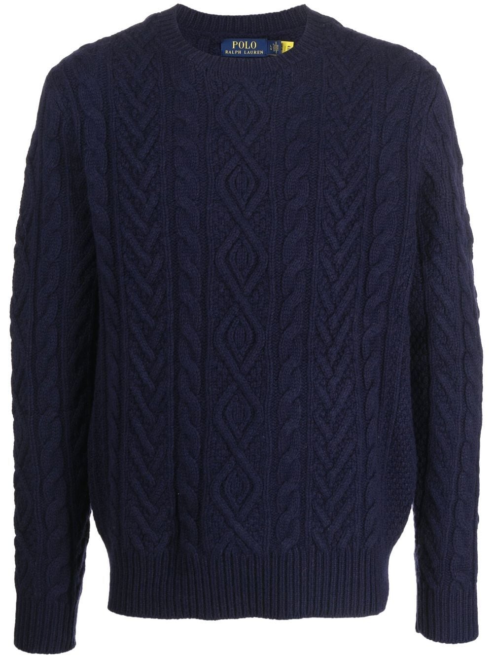 Image 1 of Polo Ralph Lauren cable-knit long-sleeve jumper