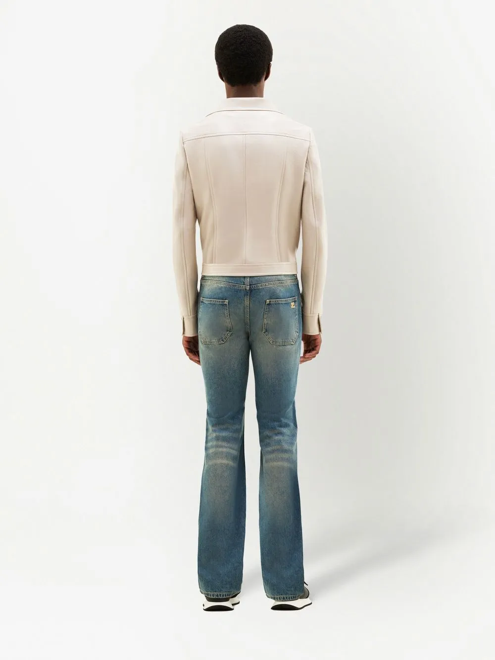 Courrèges Beige Reedition Vinyl Jacket In Neutral