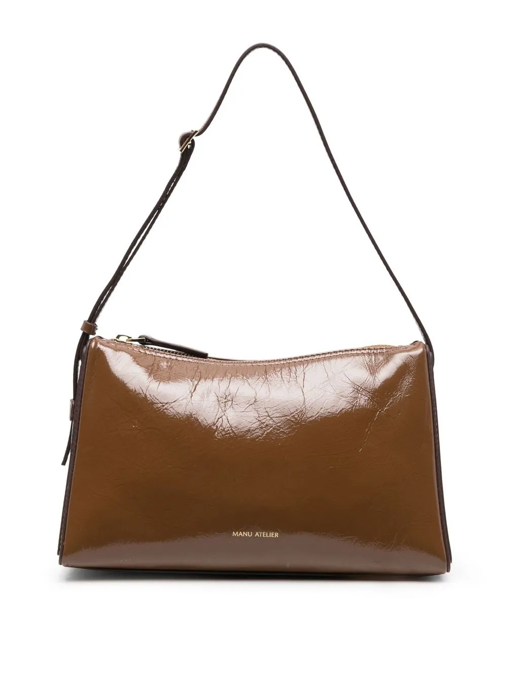 

Manu Atelier Prism leather shoulder bag - Brown