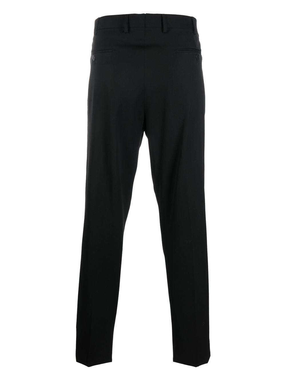 Caruso Pantalon met geplooid detail - Zwart