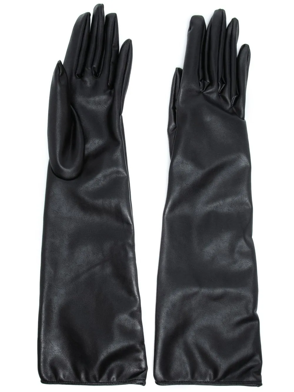 

Ermanno Scervino guantes largos - Negro