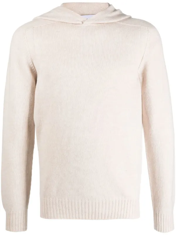Fine knit outlet hooded jumper
