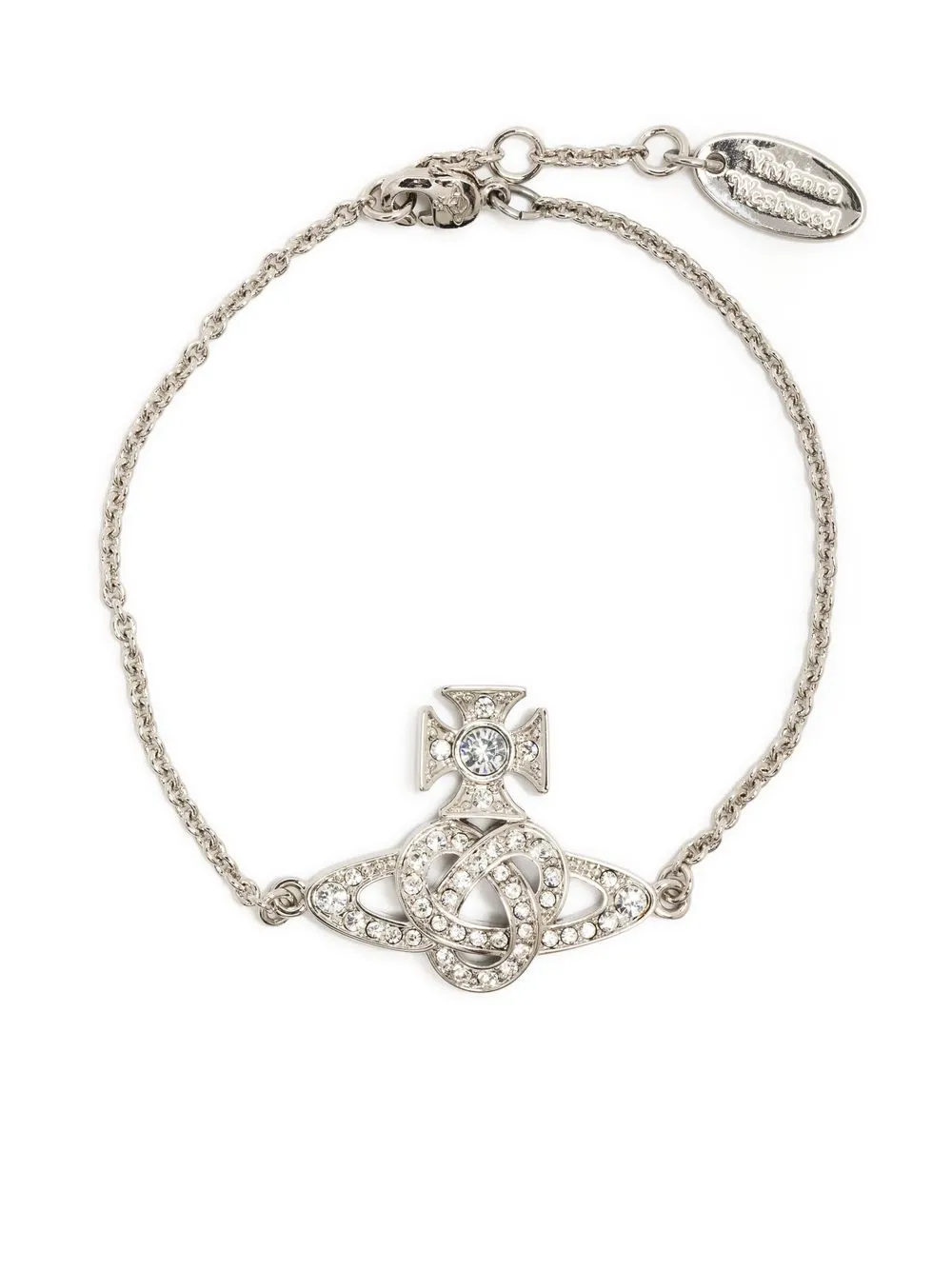 

Vivienne Westwood pulsera con dije Orb - Plateado