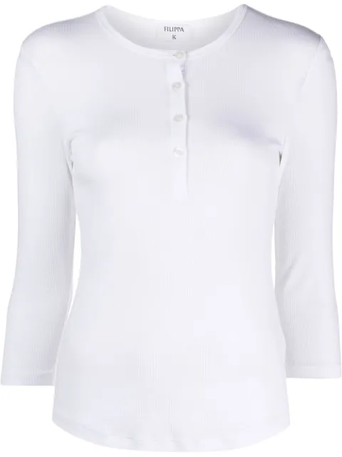 Filippa K button-up jersey top