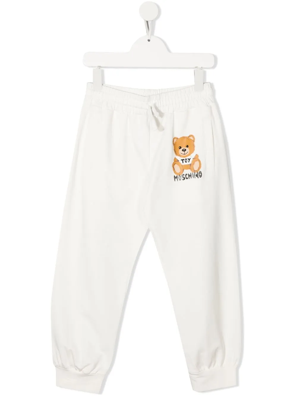 

Moschino Kids pants con motivo Teddy Bear - Blanco