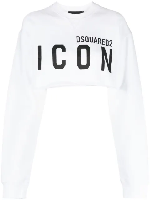 DSQUARED2 Icon-print detail sweatshirt