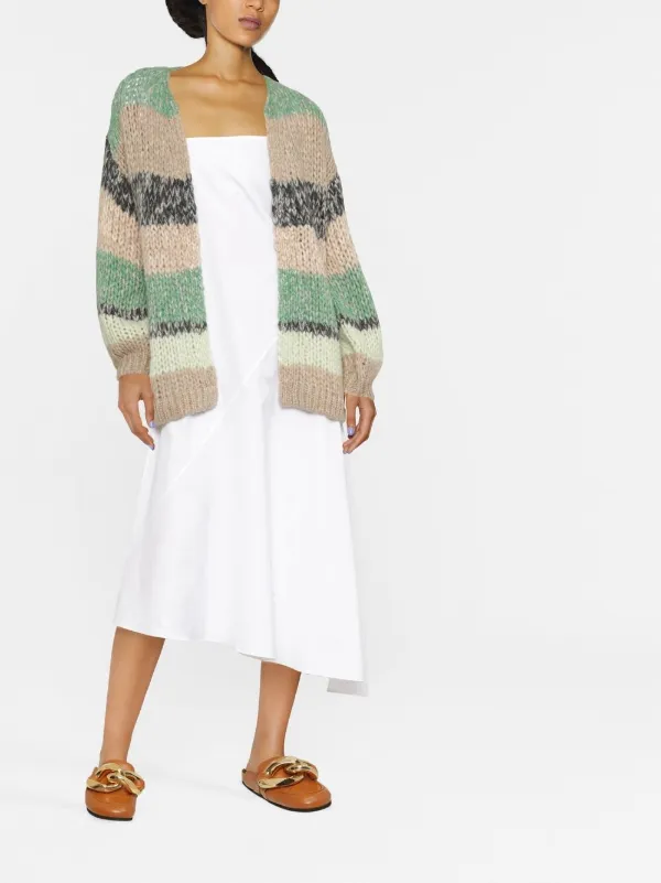 Luisa Cerano Striped Chunky Knit 