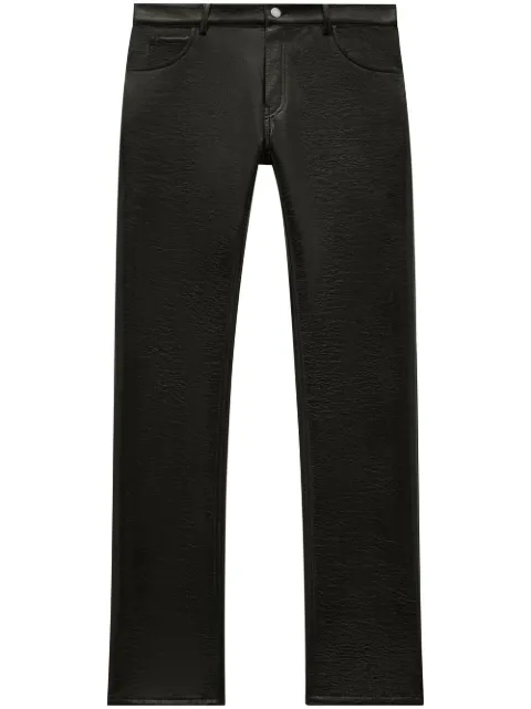 Courrèges Reedition vinyl straight trousers 