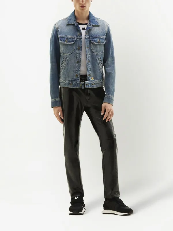 【税関/送料込】COURREGES ★ 「ReEdition Vinyl」パンツ REEDITION 5-POCKET VINYL PANTS - courrèges (クレージュ)
