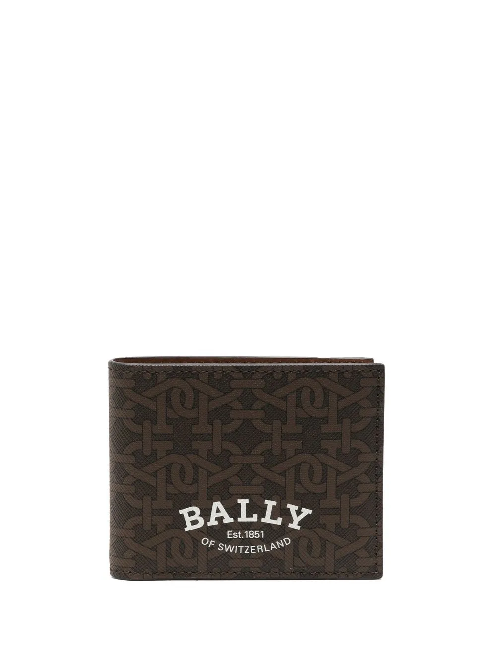 

Bally cartera con monograma estampado - Marrón