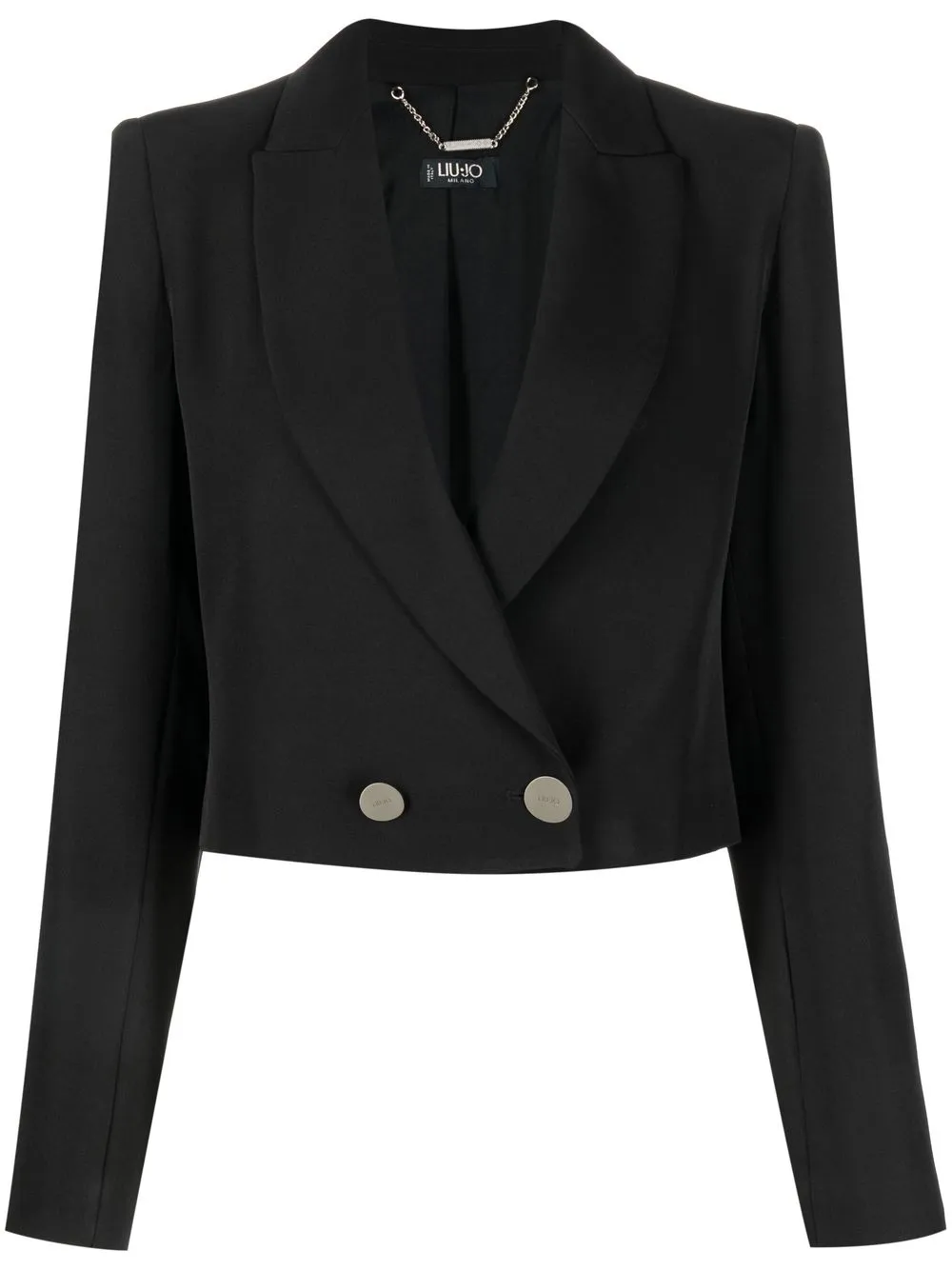 

LIU JO blazer corto con doble botonadura - Negro