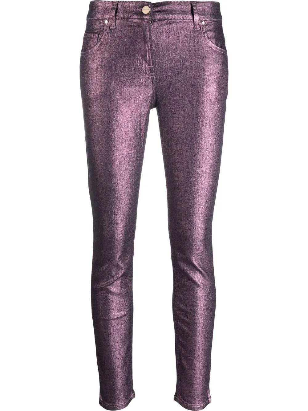 

Blugirl pantalones skinny con tiro alto - Morado