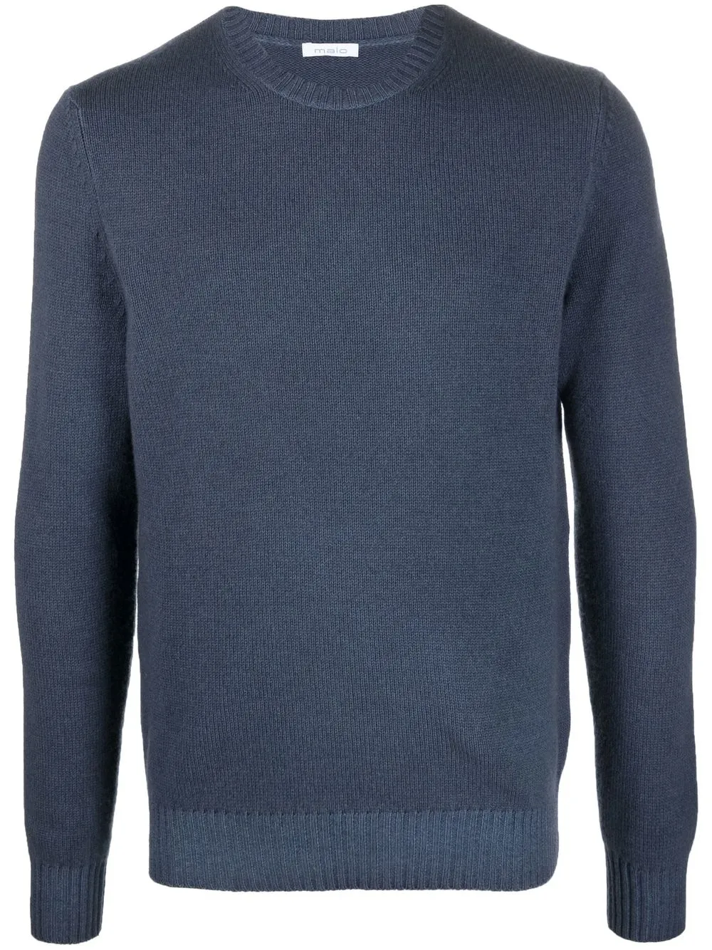 

Malo crew-neck long-sleeved jumper - Blue