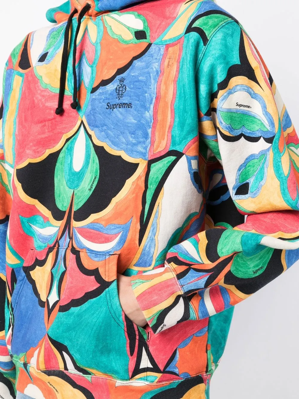 supreme emilio pucci hooded sweatshirt