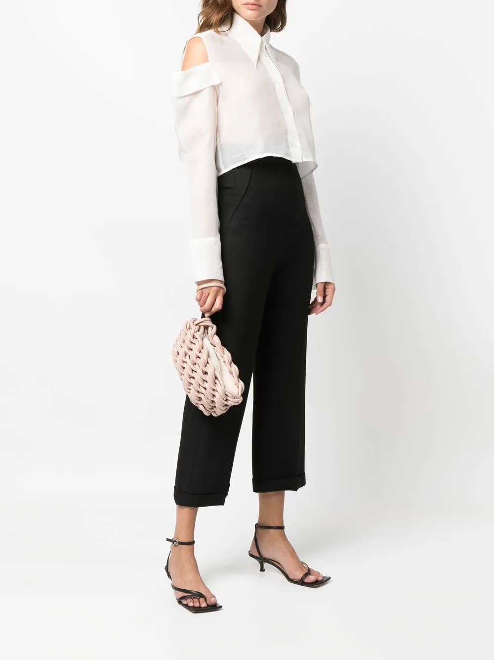  Alienina Gewebte Tebe Clutch   Rosa 