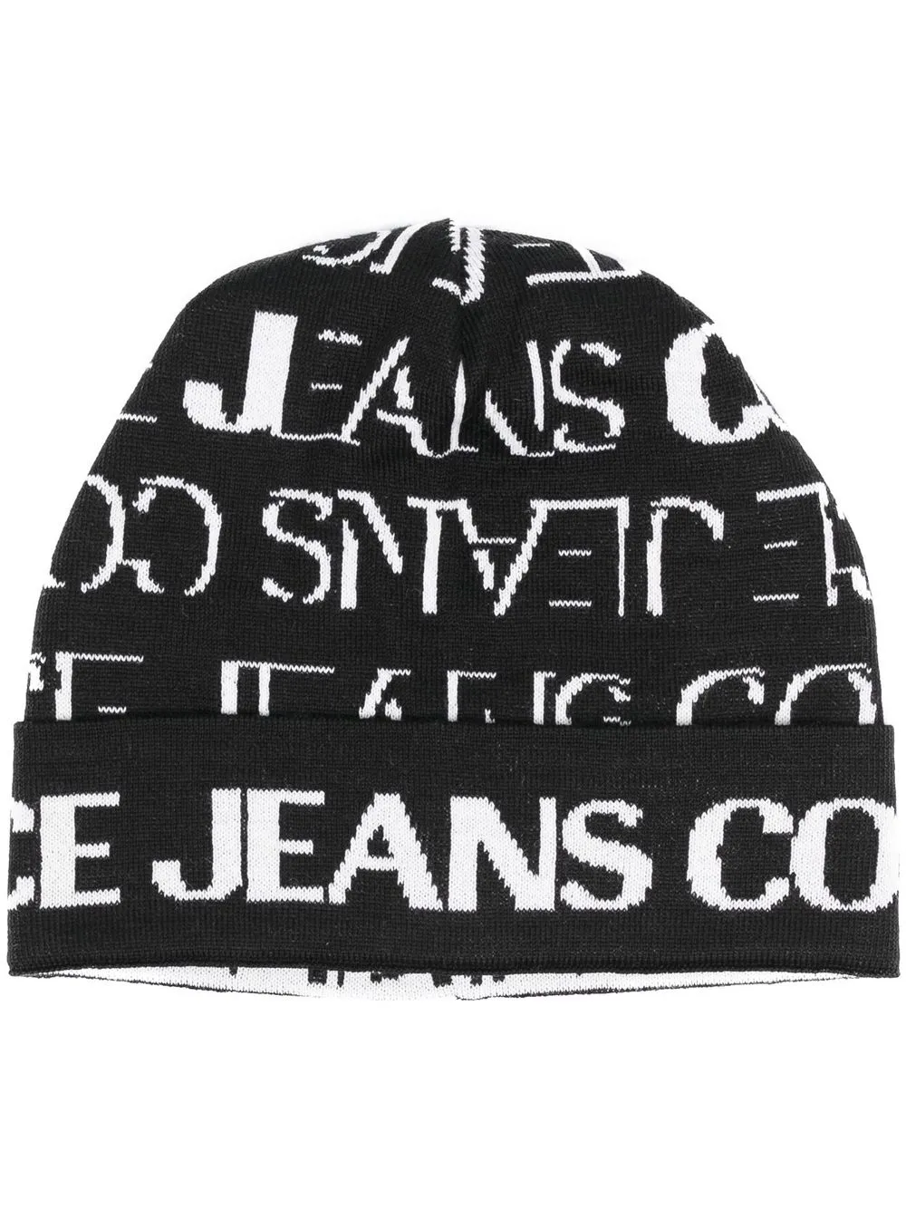 

Versace Jeans Couture gorro tejido con logo - Negro