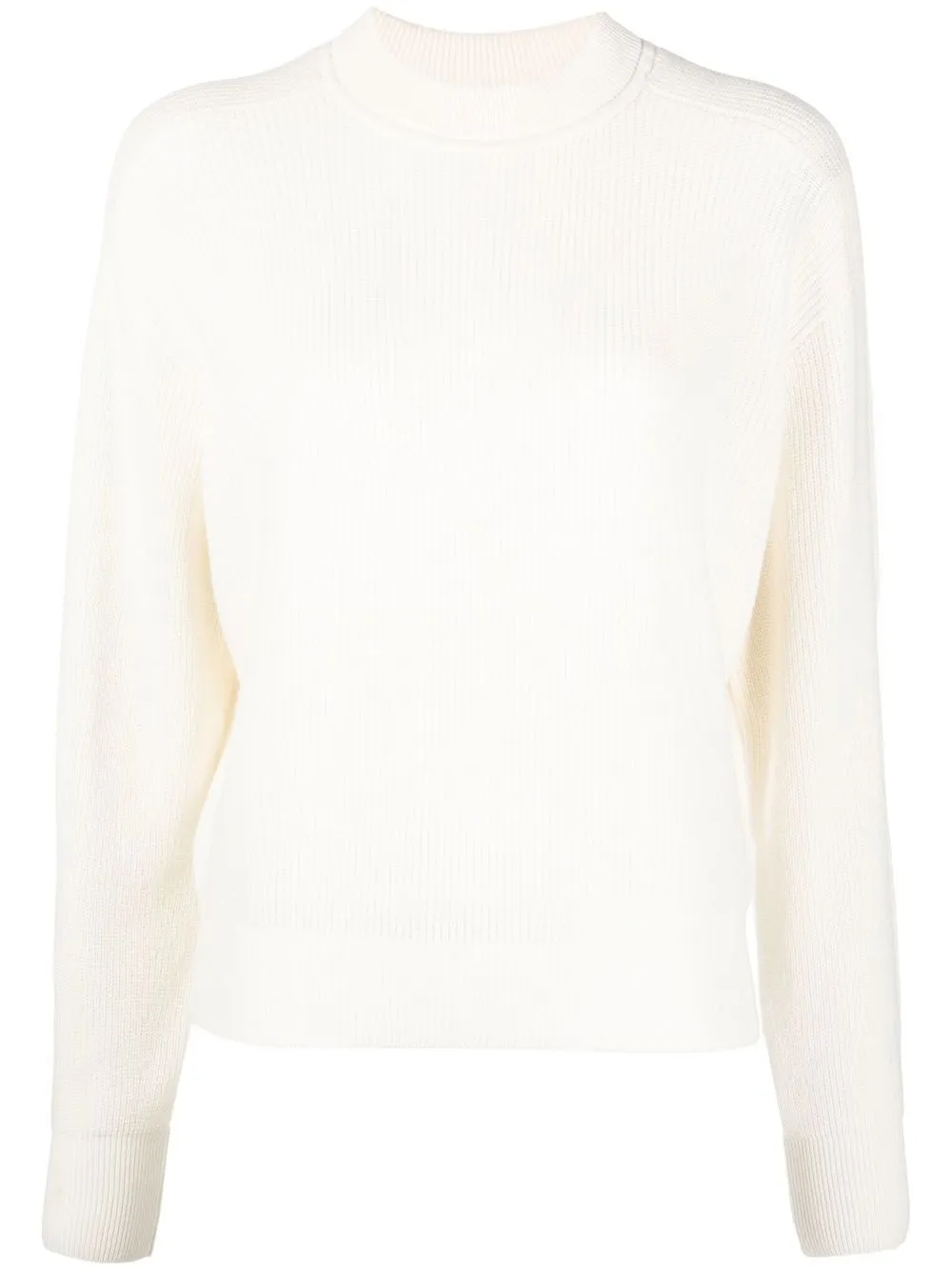 

Peserico ribbed-knit wool-blend jumper - White