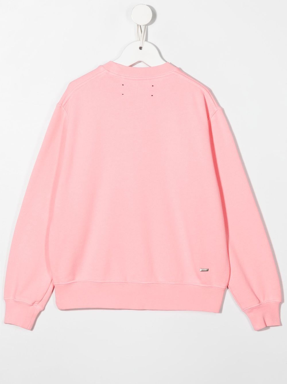 AMIRI KIDS Sweater met logoprint - Roze