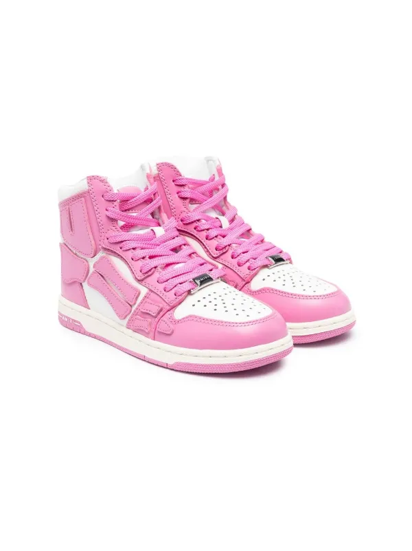 Amiri Kids Skel High-Top Sneakers - Pink