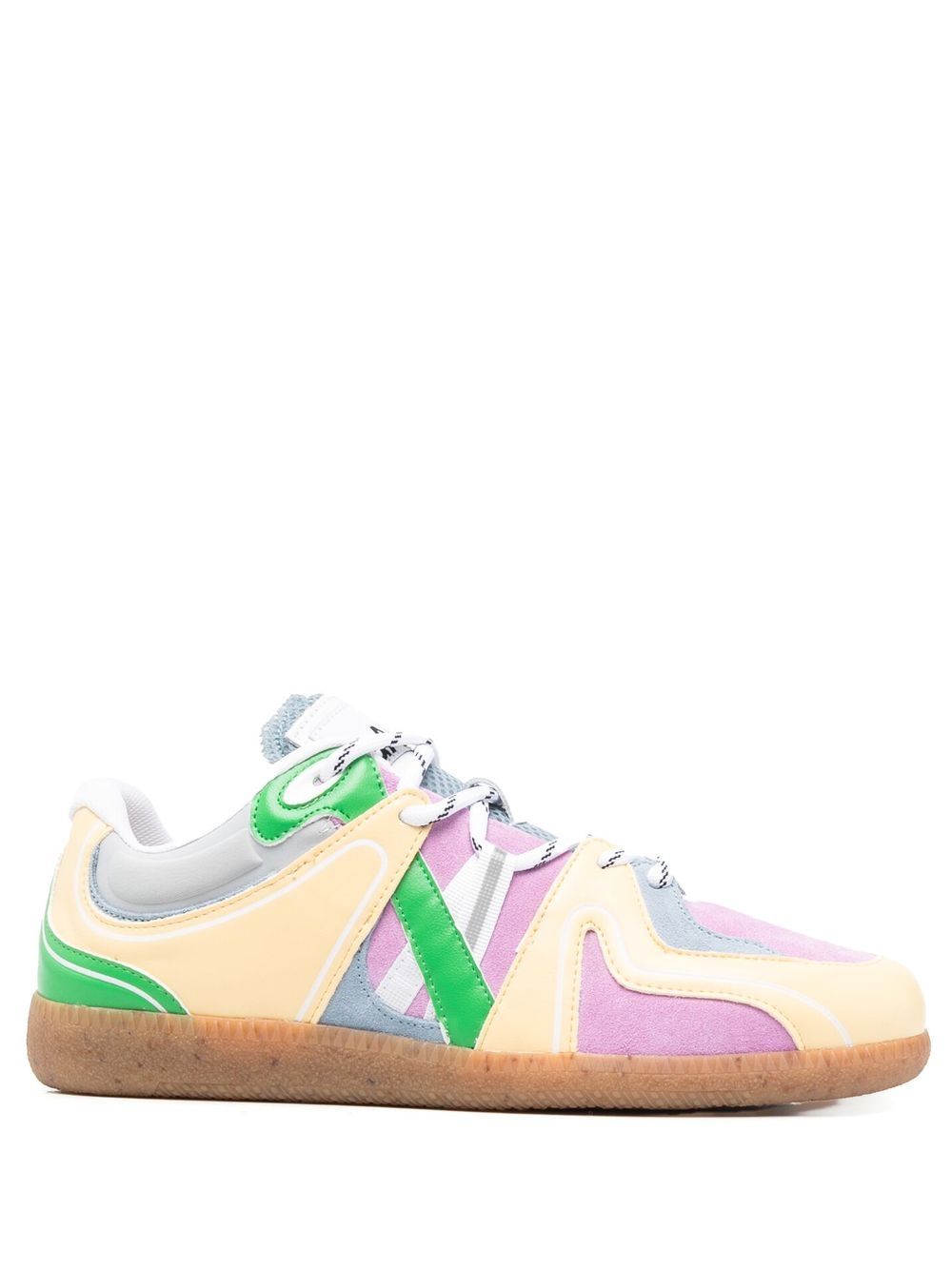 Image 1 of GANNI Sporty colour-block sneakers