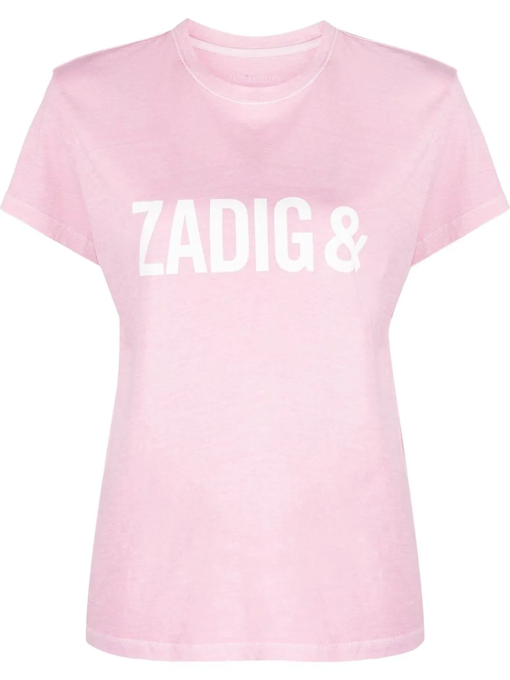 

Zadig&Voltaire playera con logo estampado - Rosado