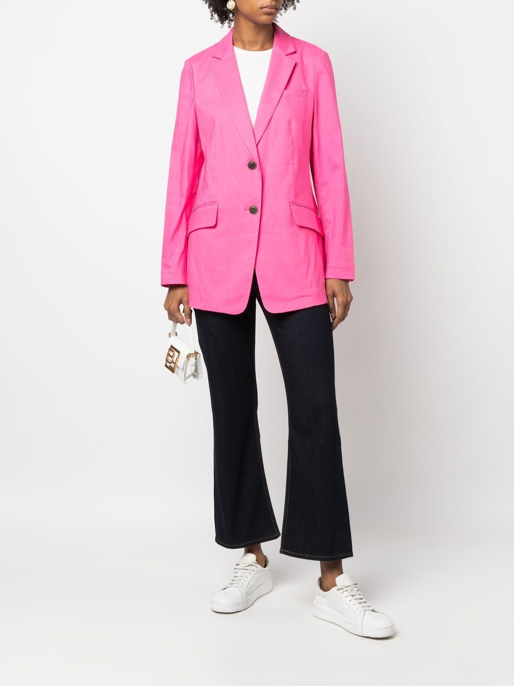 rag & bone Colbert met enkele rij knopen - Roze