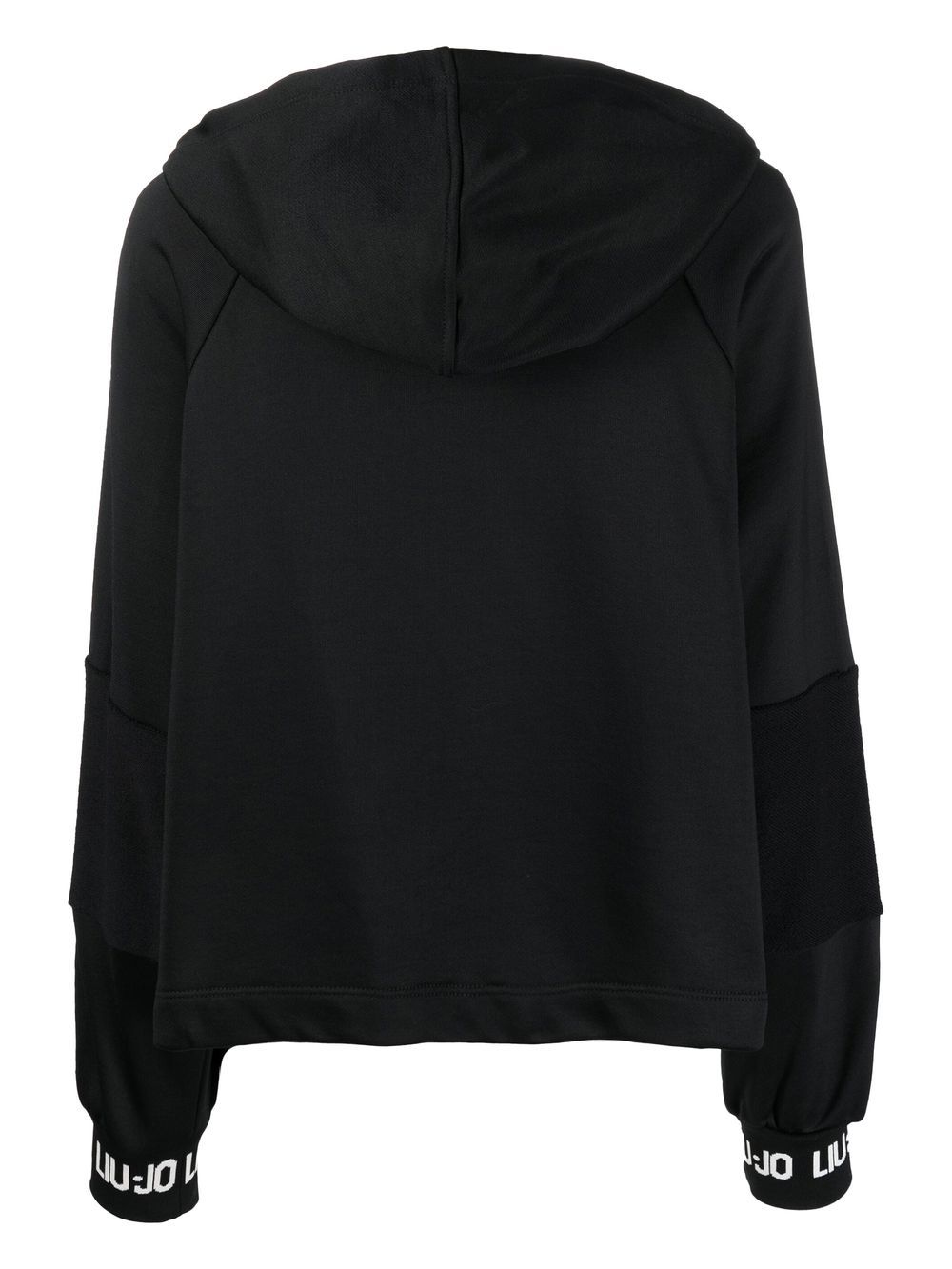 LIU JO Hoodie met logoprint - Zwart