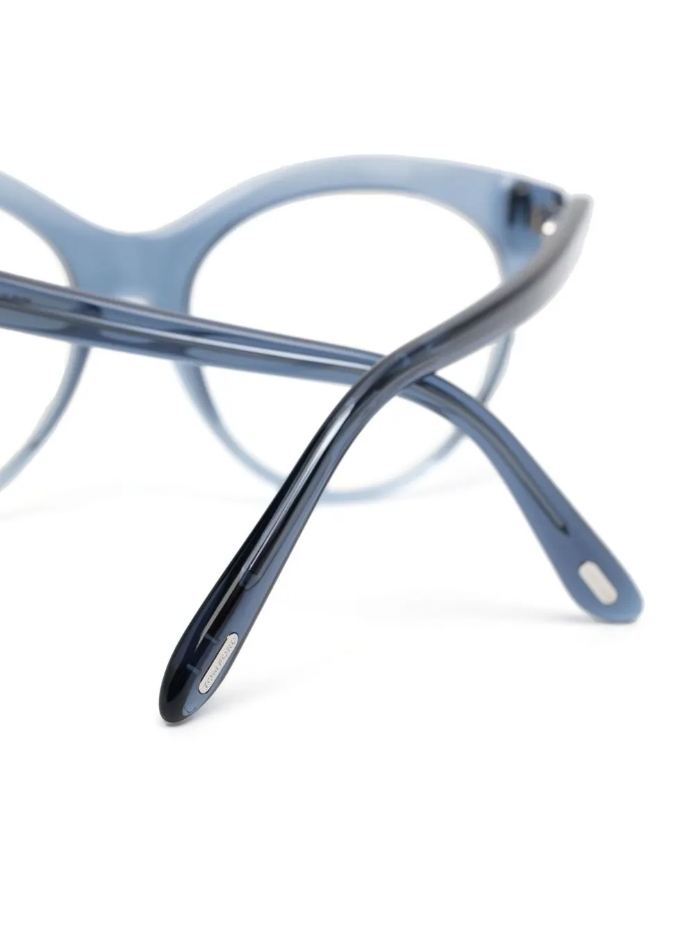 Tom Ford Cat-eye Frame Glasses In Blue