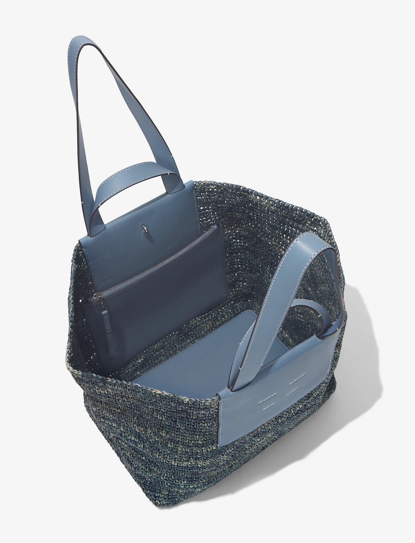 XL Morris Raffia Tote #4
