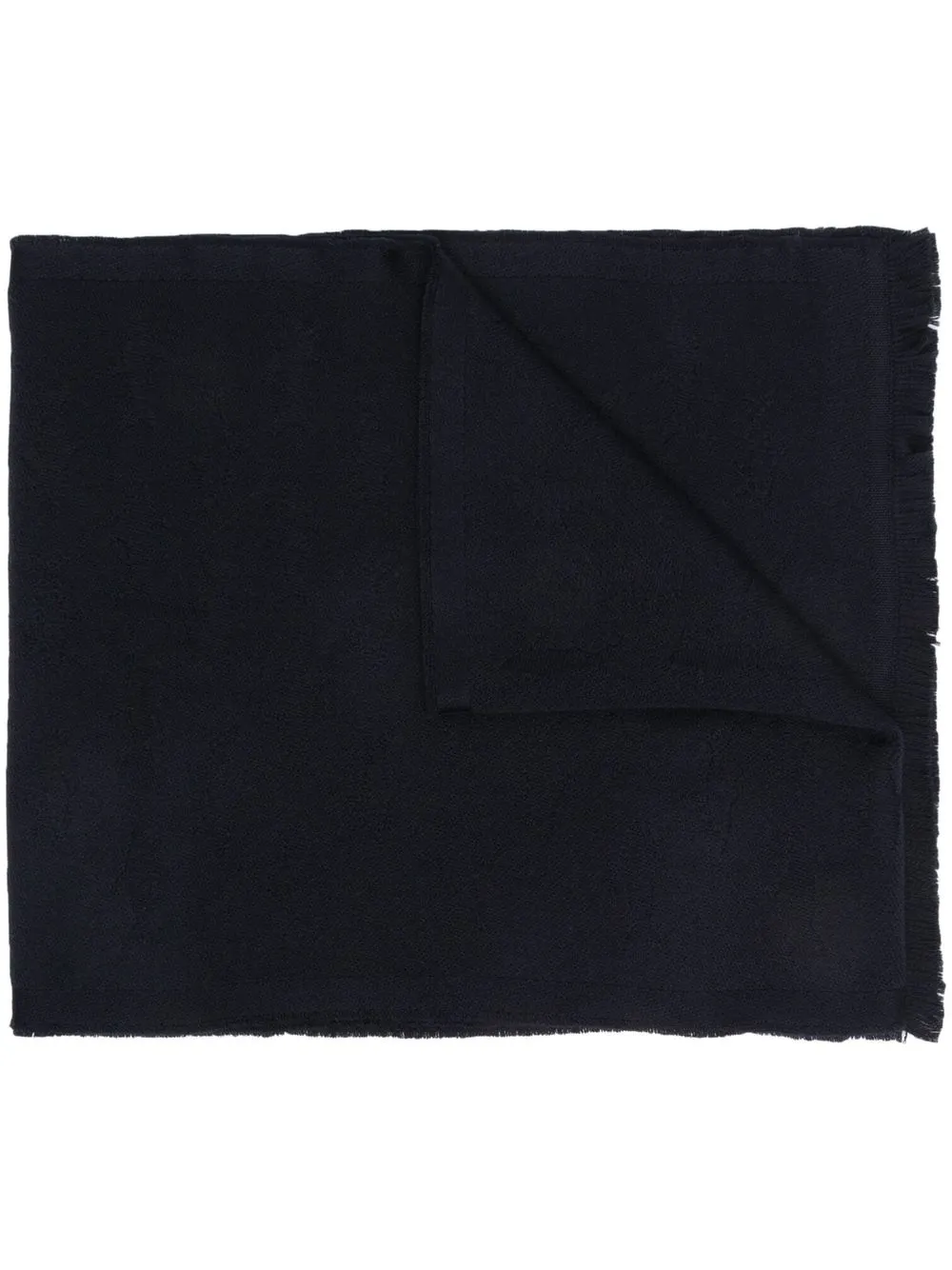 

Paul & Shark virgin wool fringed scarf - Blue