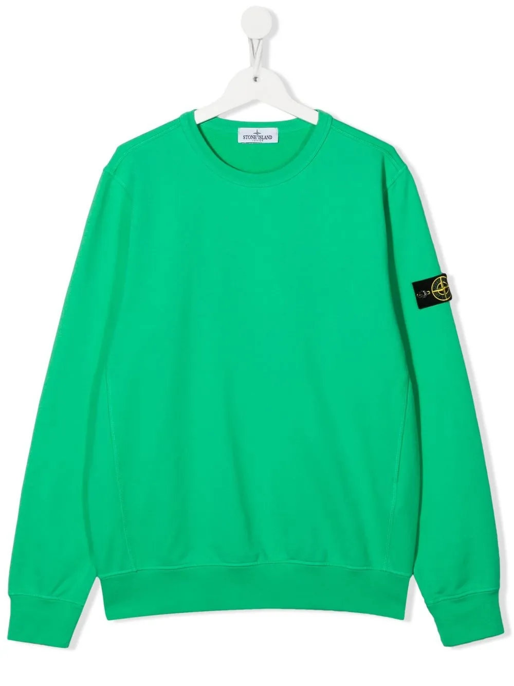 

Stone Island Junior TEEN logo-patch sweatshirt - Green