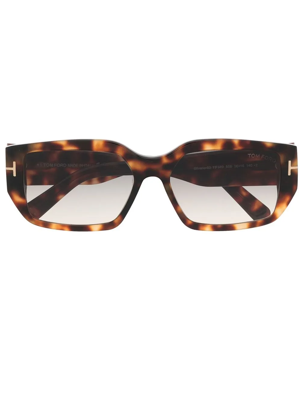 TOM FORD Eyewear lentes de sol con armazón cuadrada - Marrón